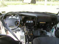 Gutted Front Dash Area.JPG (68301 bytes)